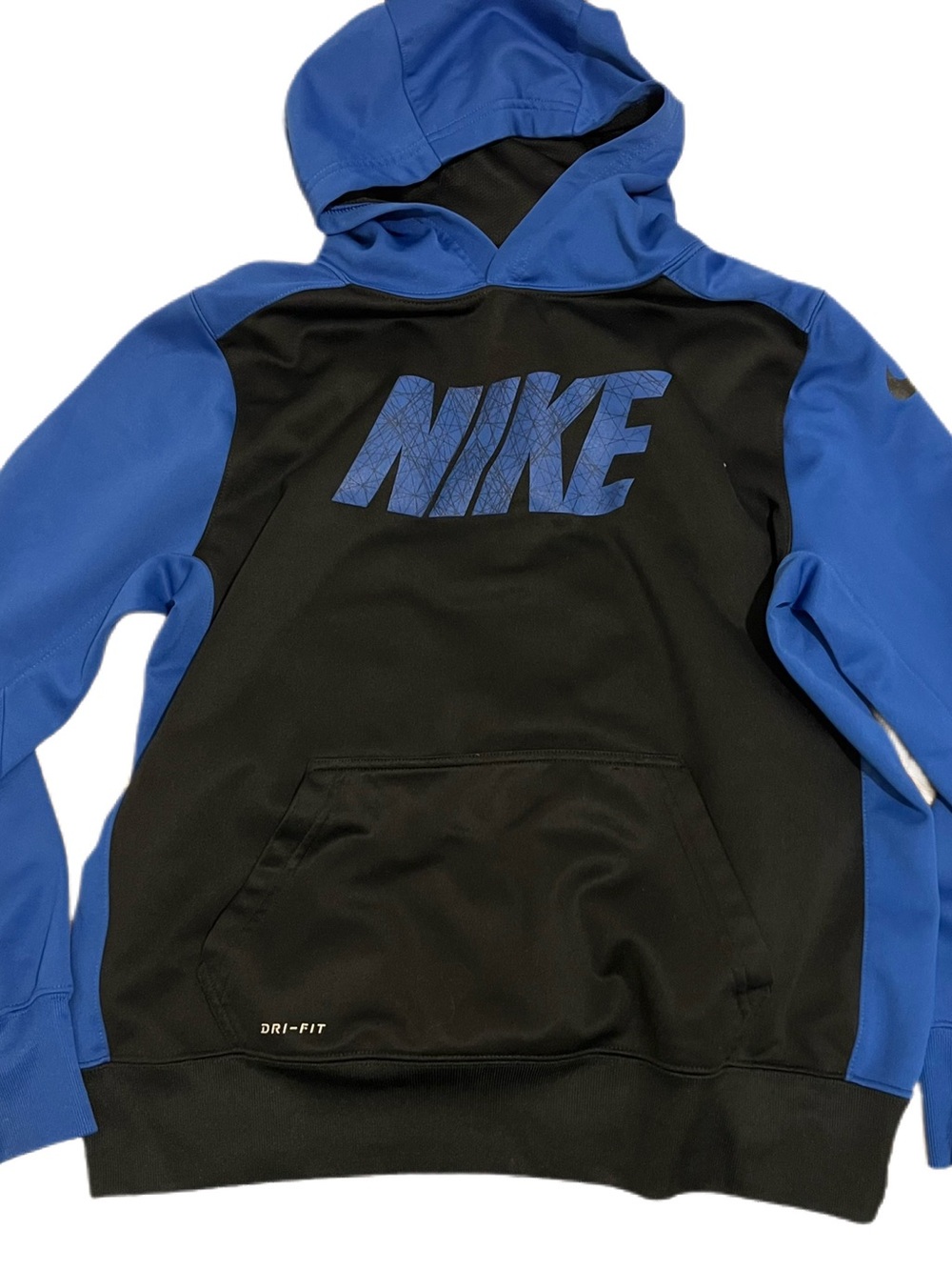 Nike boys Black and Blue Hoodie XL